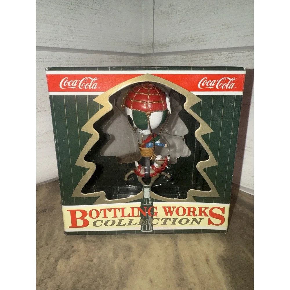 1995 Coca Cola Bottling Works Collection North‎ Pole Flying School Ornament